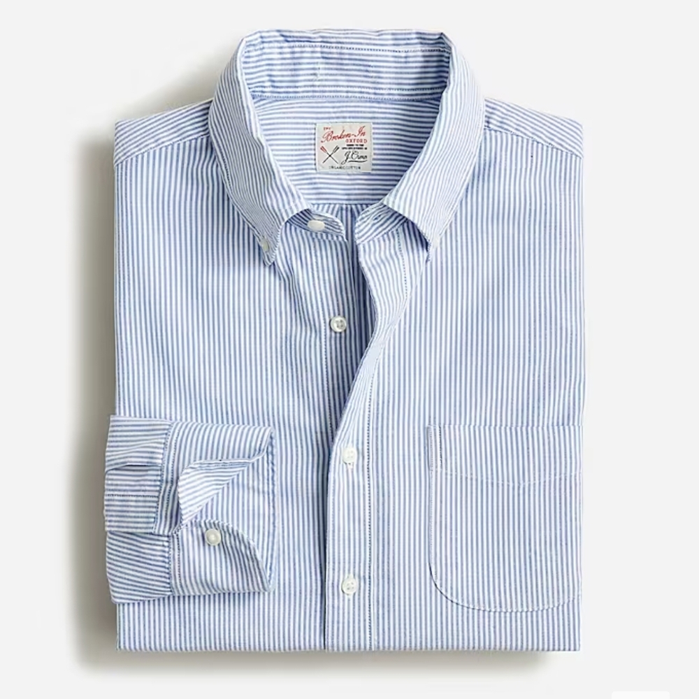 J. Crew Slim Untucked Broken-in oxford shirt